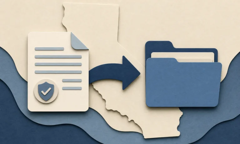 A policy document moving to an updated folder.