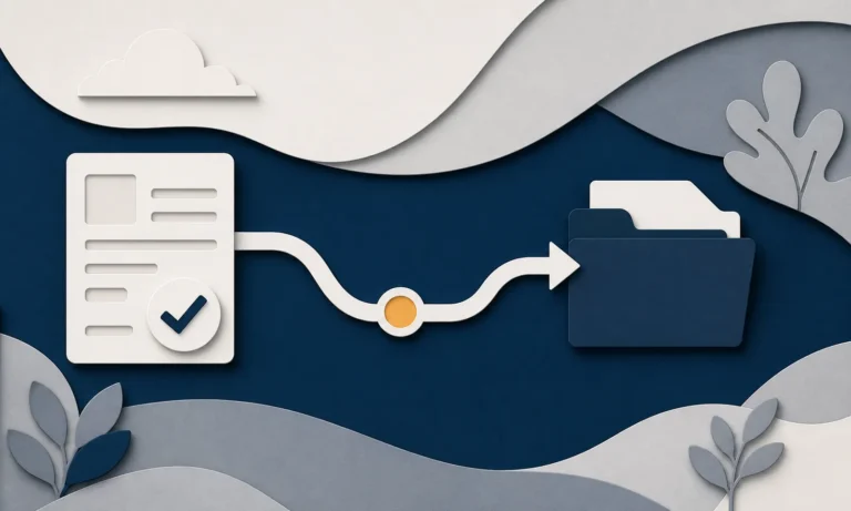 An online disability application following a navy route to a submission folder.