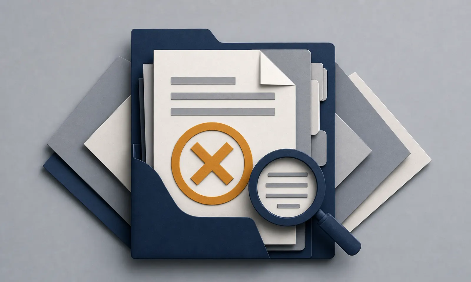 Layered-paper illustration for How Many Californians Are Denied Short-Term Disability?.