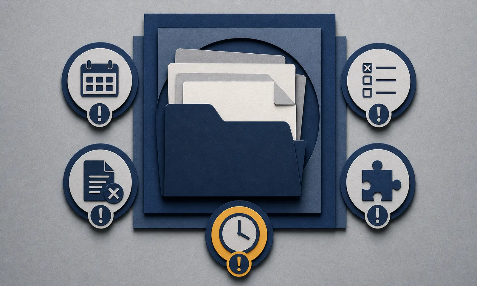Layered-paper illustration for 5 Things You Might Not Know About EDD Unemployment Benefits.