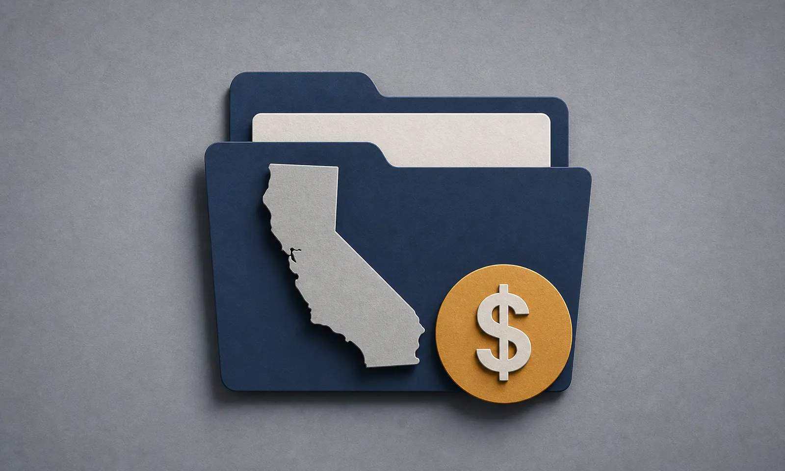 Layered-paper illustration for What Are California’s Unemployment Benefits?.
