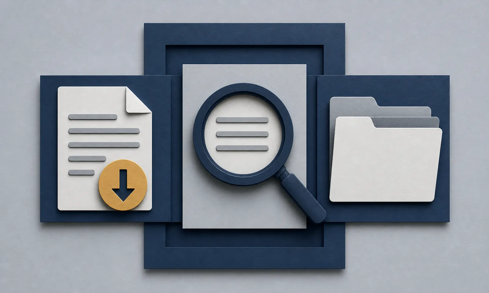 Layered-paper illustration for What Can Disqualify You From Unemployment Benefits.