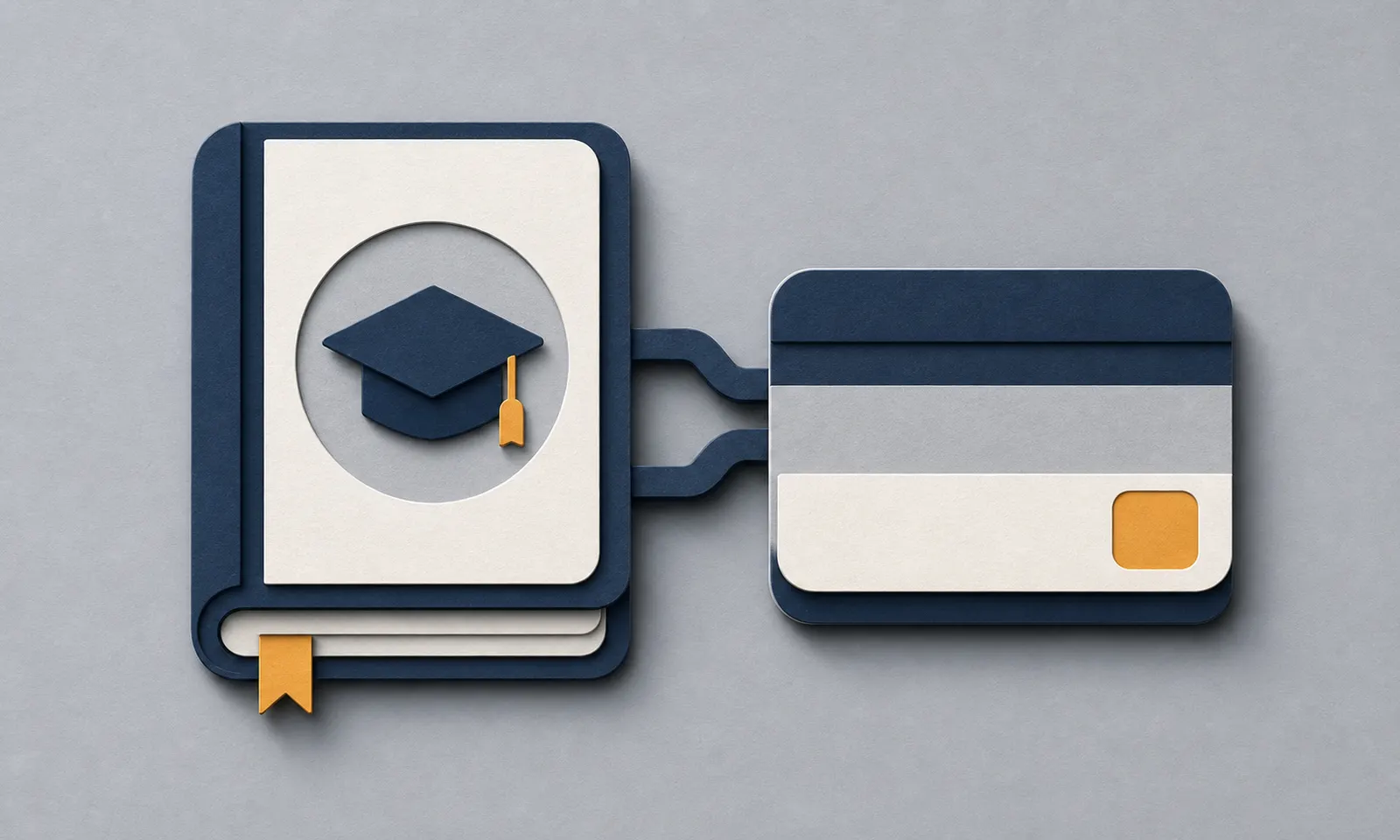 Layered-paper illustration for How To Get Training While Getting Paid by EDD.