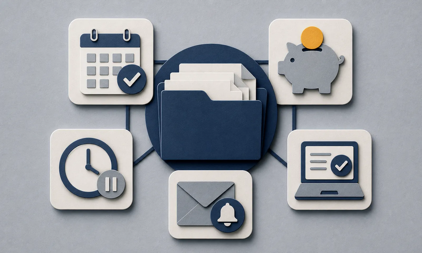 Layered-paper illustration for How EDD Attorneys Stay Informed and Advocate for Clients.