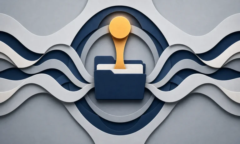 Layered-paper workforce support folder connected by a broad statewide network.